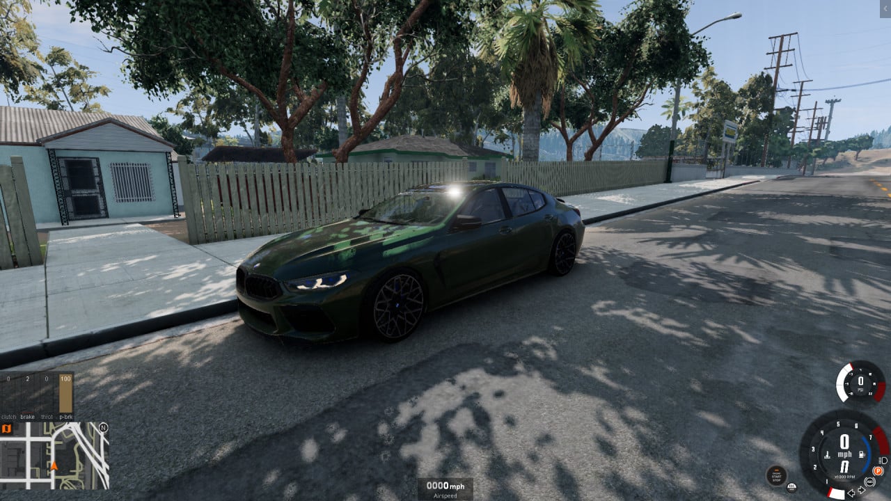 BMW M8 Edited (CUSTOM SOUND, BACKFIRE, WORKING RADIO)